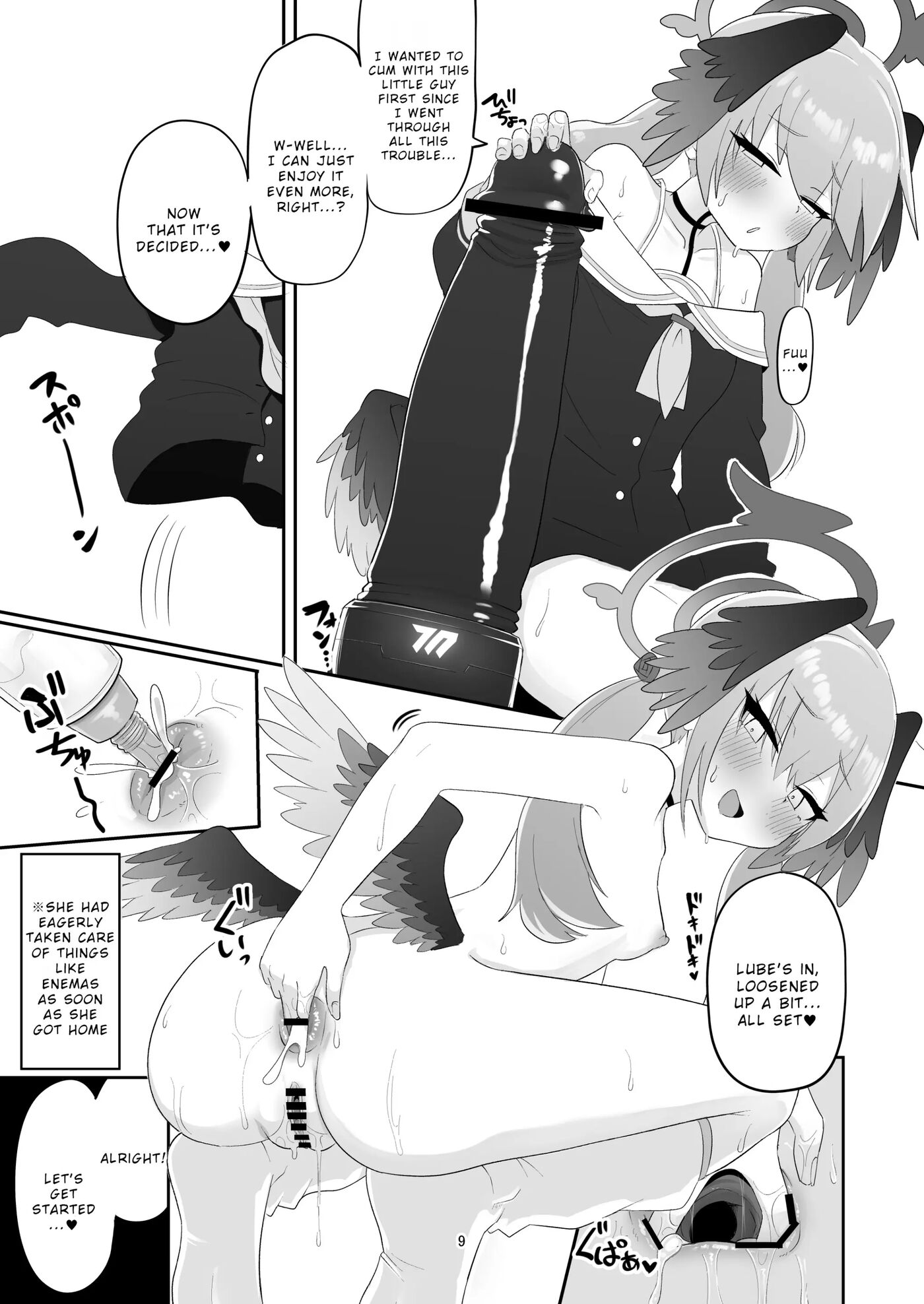 Koharu Ga Ayashii Dildo Ni Te O Dashite Chotto Taihen Na Me Ni Au Hon Chapter 1000 Page 9